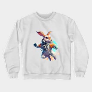 Galaxy Space Rabbit Astronaut Crewneck Sweatshirt